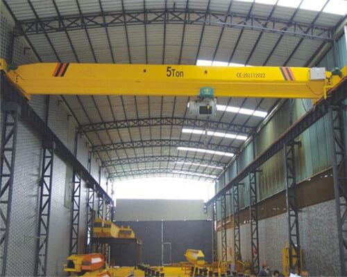 5 tonna bitta vagonni elektr koptok bilan elektr uzatuvchi 5 Ton Single Girder Overhead Crane with Electric Hoist.jpg