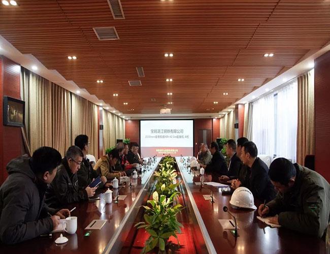 Baosteel Group kompaniyamiz qurgan qaytib qurilma loyihasi kranlarini tekshirishni amalga oshirmoqda611153008.jpg Baosteel Group conducts A check on the cranes of rewinding unit project that our company has built611153008.jpg