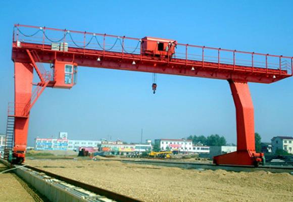 L-Shaped Legs Vxodali bitta girder gantry krani